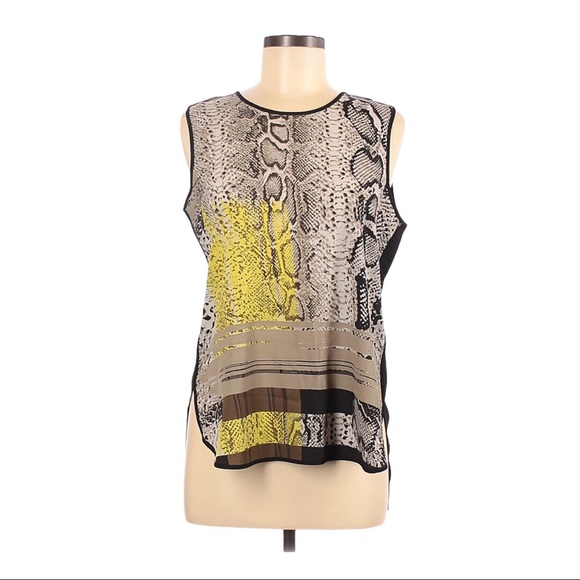 Vince Camuto Sleeveless Snakeskin Print T… - Picture 2 of 11